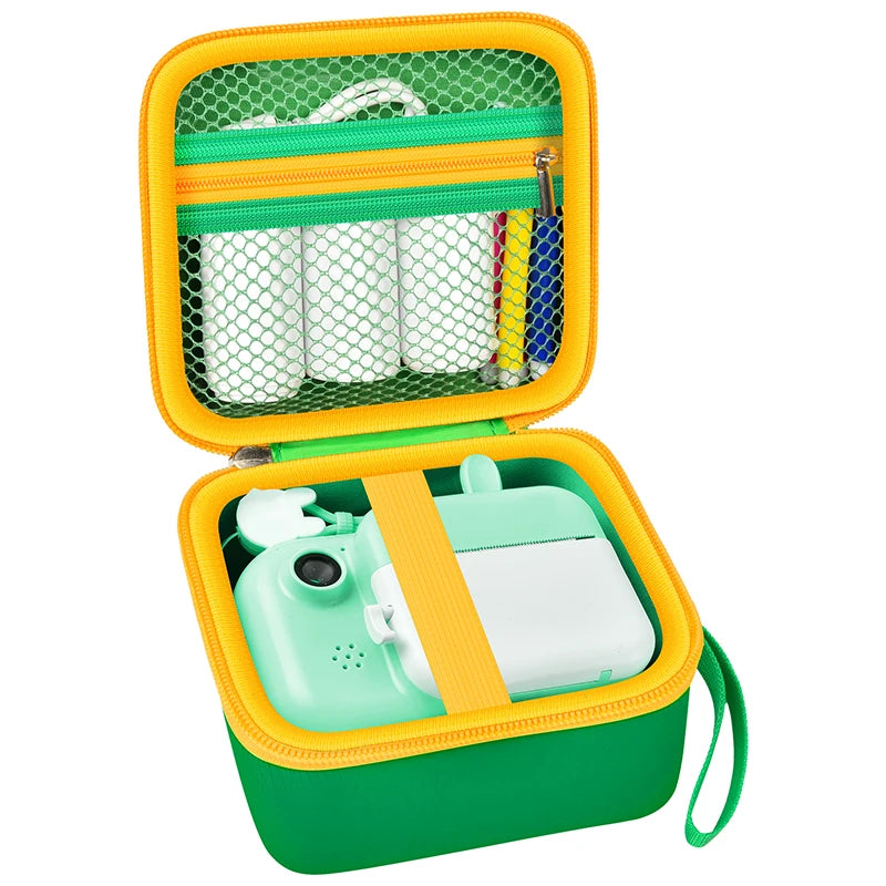 Kids Instant Print Camera Case Portable Storage Bag Toddler Digital Camera Print Paper Organizer Compatible With Most Brands