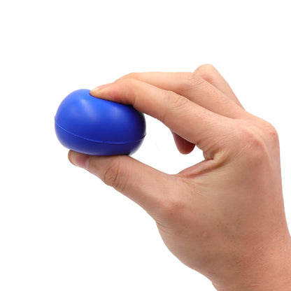 Hand Grip Strengthener & Massager Ball, Adult Therapy Rehab Gym Office Home Exercise Equipment, Soft Foam Stress Relief Gripper