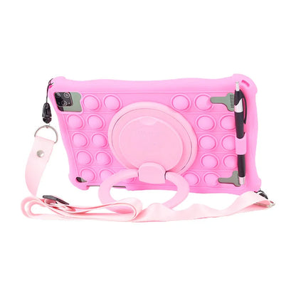 Funda Para 10.1" Universal Silicone Tablet Case 10 10.1 inch Android Tablet PC Shockproof Stand Cover Cases 25*16CM/9.84x6.3inch