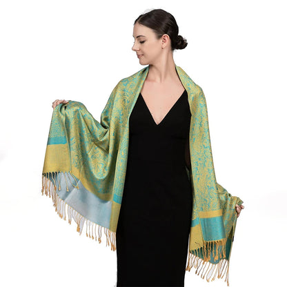 New fashionable all-match imitation cashmere Pashmina paisley tassel scarf long scarf shawl for all seasons