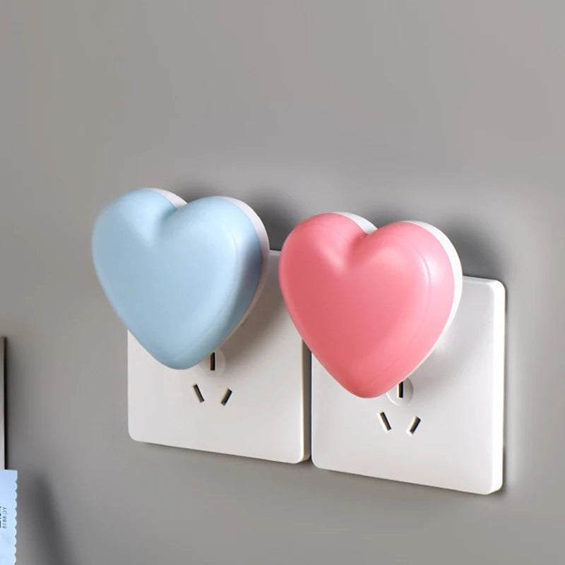 LED Night Light Sensor Control Night Lamp Energy Saving LED Sensor Lamp US Plug Nightlight for Children Kids Bedroom Stairs