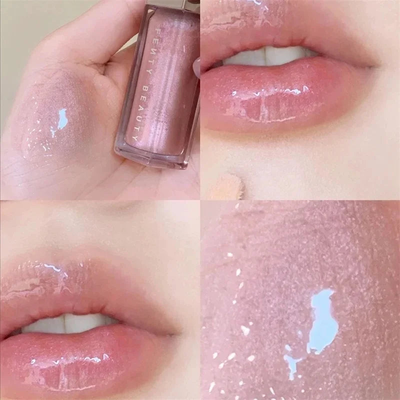 Fashionable and Fresh Fenty Beauty Lip Gloss Multi-color Shiny Transparent Liquid Lipstick Beginner Essential Lipstick Cosmetics