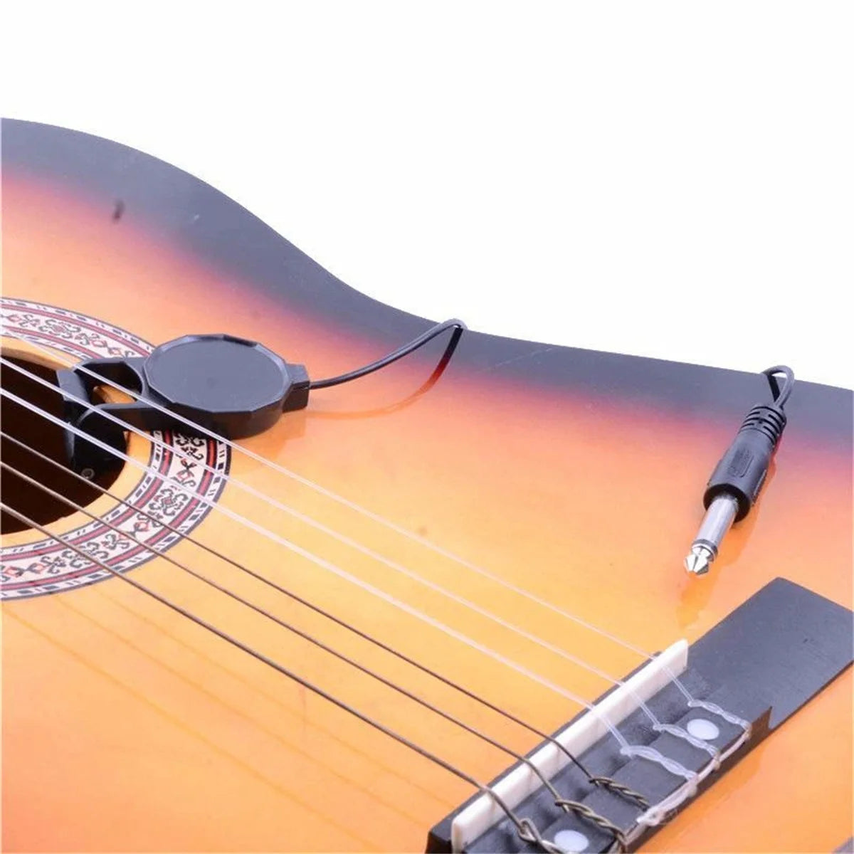 Audio Jack Clip On Pickup for Acoustic Guitar\Mandolin\Bouzouki\Violin\Banjo\Ukulele Length 2.5 M Sound Pickup Transducer