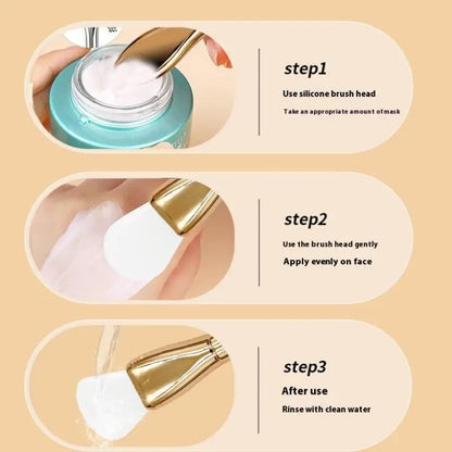 1 Pcs Silicone Mask Brush Double-Headed Smearing Face Cleansing Mud Mask Special Beauty Tool For Gel Mud Facial Masks Creams