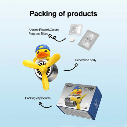 Cool Bear Pilot Car Air Freshener Rotating Propeller Air Outlet Perfume Fragrance Flavoring 자동차 공기 청정기 Accessories 방향제 차량용