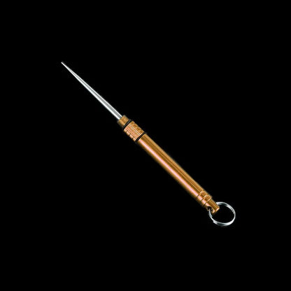 Outdoor Pocket Toothpick Titanium EDC Portable Mini Toothpick Fruit Fork Camping Tool Toothpick Tube Is More Durable Than Floss
