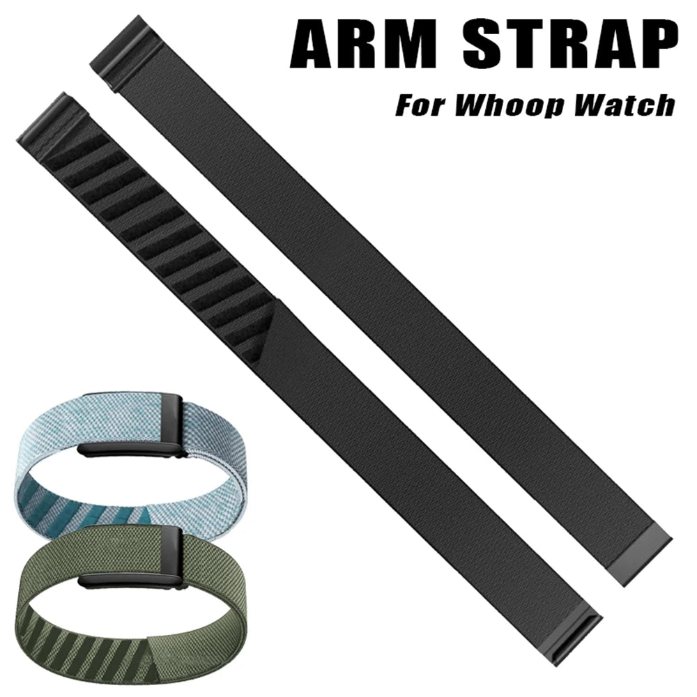 Suitable for Whoop 5.0/MG Nylon Sport Breathable Replacement Band Adjustable Arm Strap Bicep Band Arm Movement Replacement Strap
