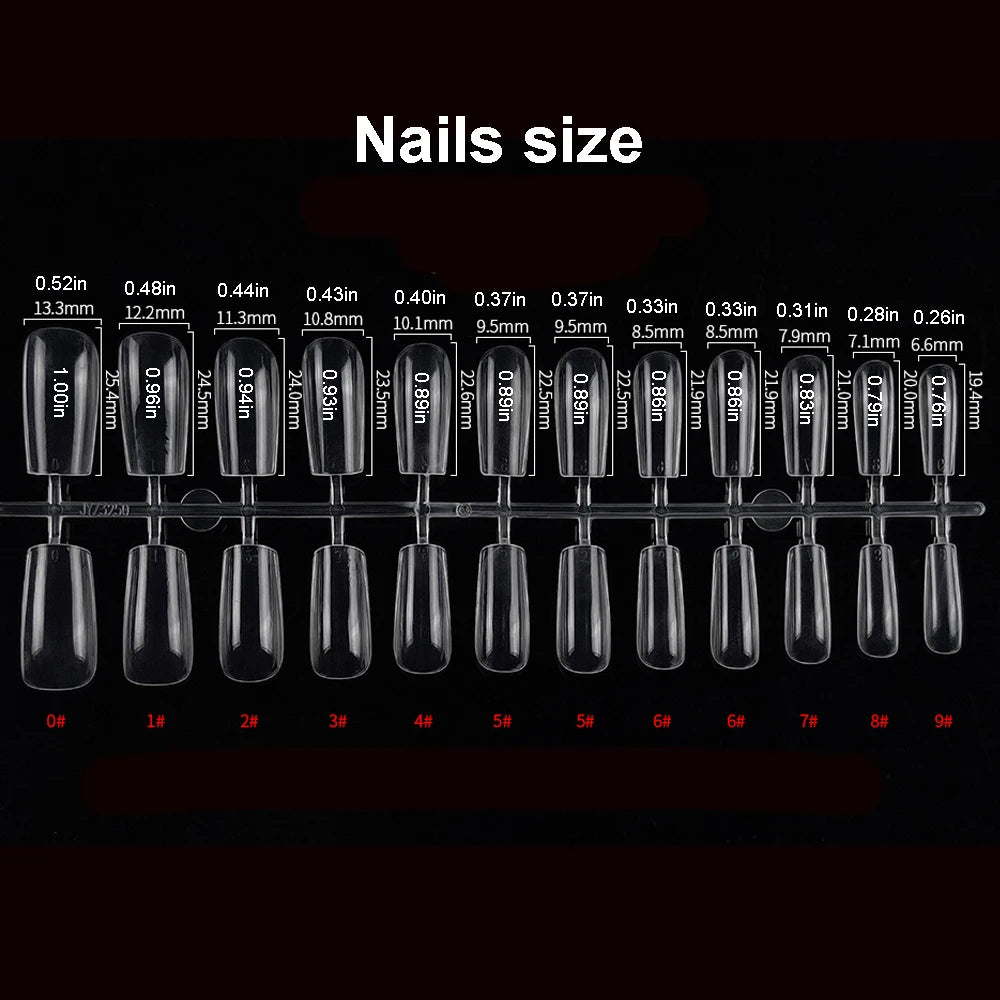 24pcs/set short square fake nails for women girls faux ongles fashion glitter geometric flowers design press on false nail kit