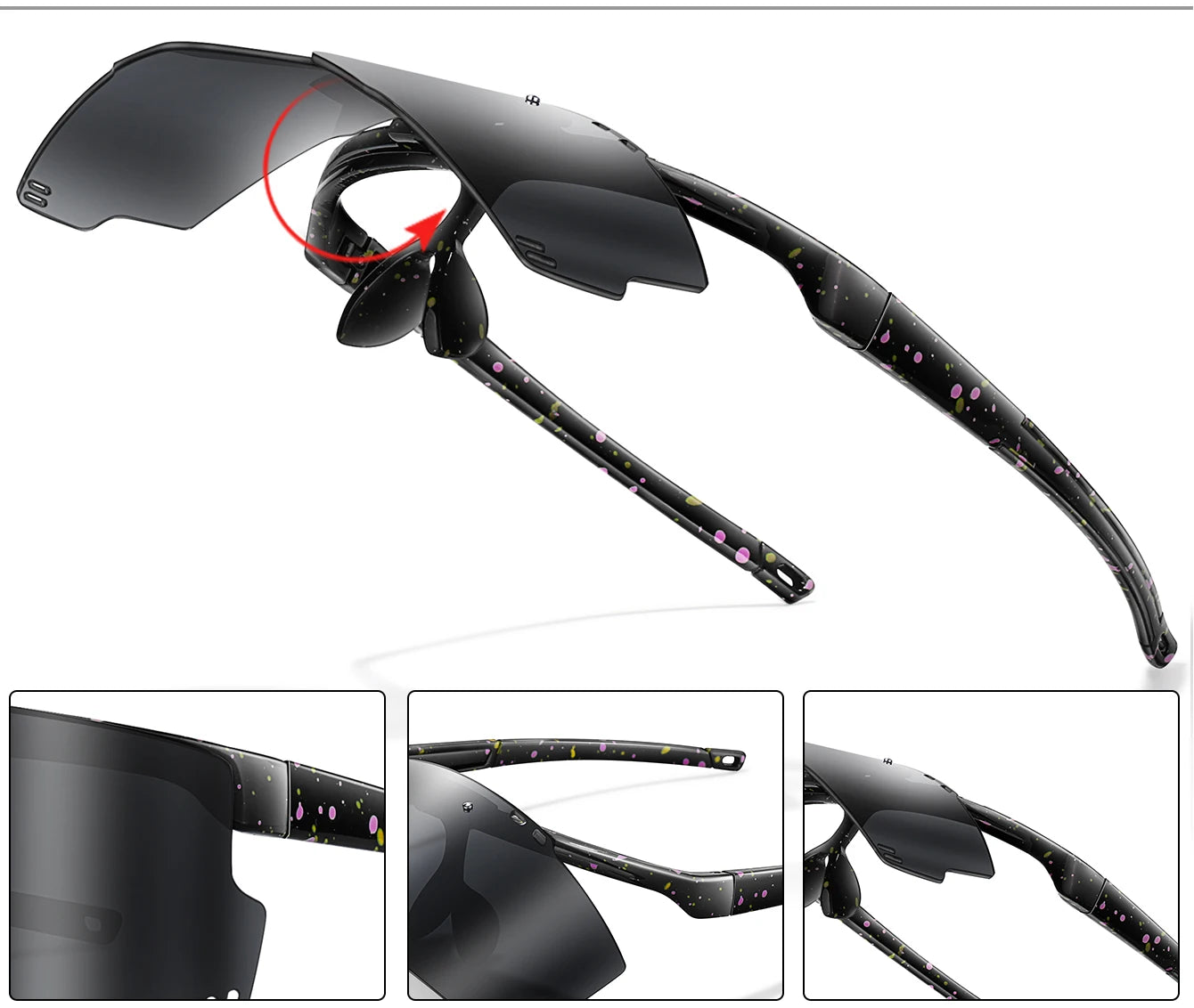 3-8 Year Old Children Outdoor Sunglasses Kids Boys Girls Bicycle Glasses UV400 Youth Sport Baseball Camping Mtb Bike Eyewear