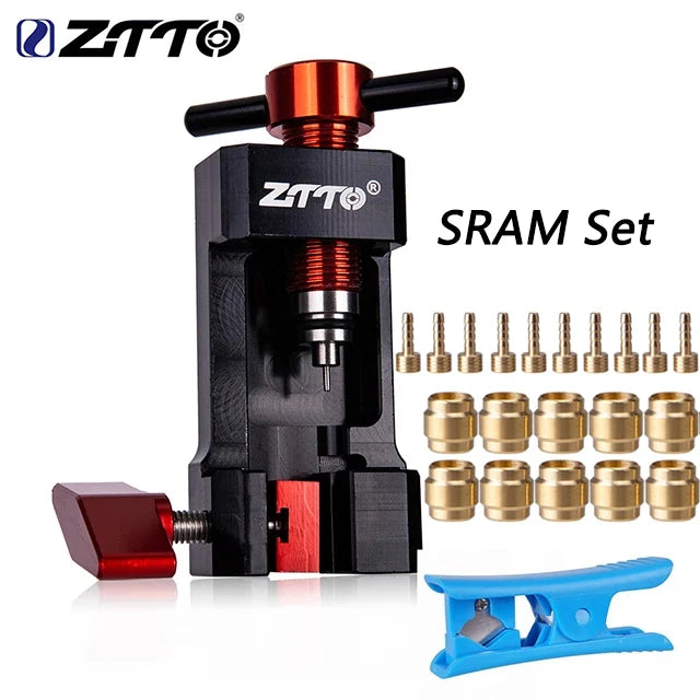 ZTTO Bicycle Hydraulic Disc Brake Oil Needle Tool Driver Hose Cutter Cable Pliers Olive Connector Insert BH59 BH90 Install Press
