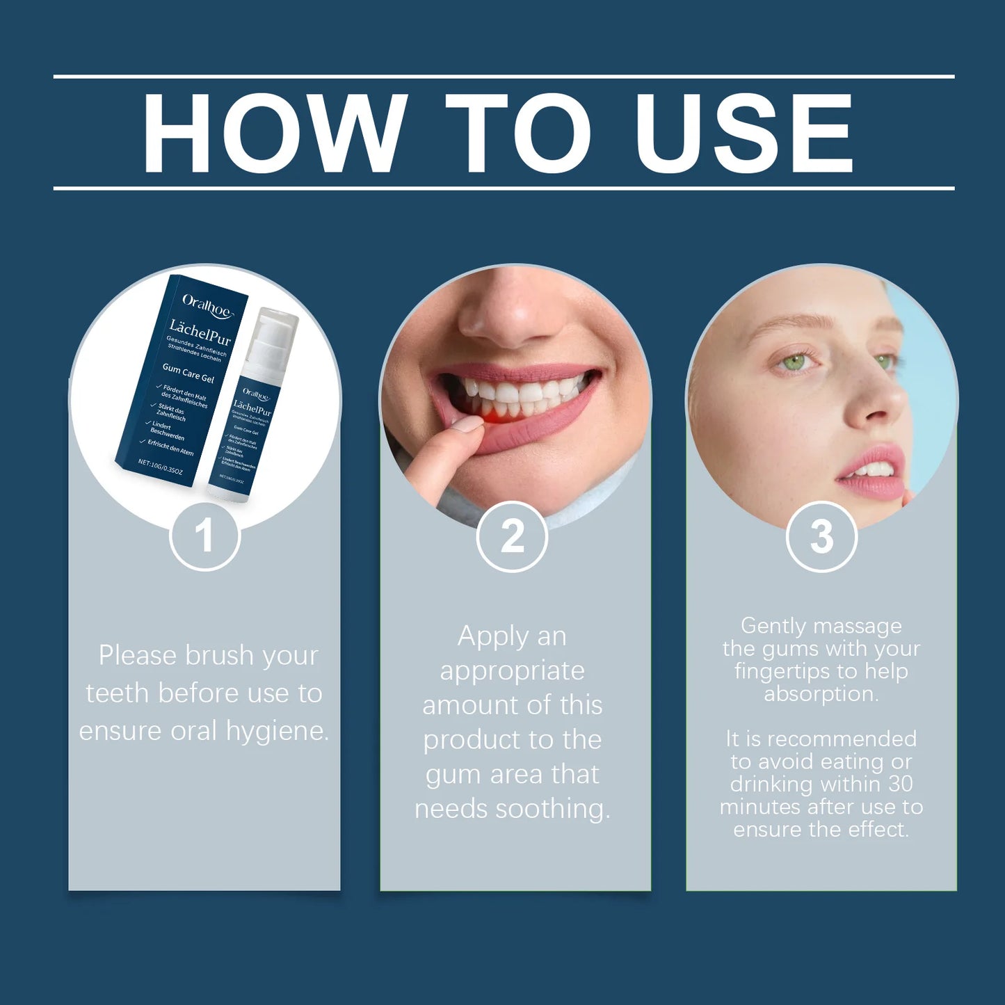 Rapid Repair Gums Gel Effectively Relieve Tooth Allergy Dental Caries Tooth Cleaning Toothpaste Relieve Tooth Damage Serum