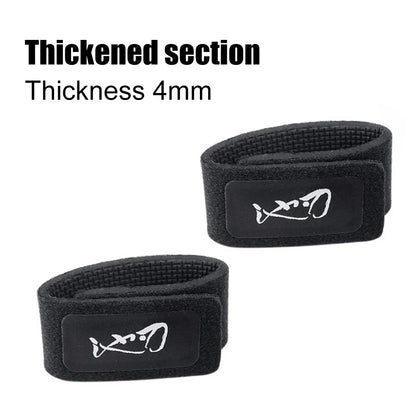 Fishing rod elastic protection rod cap special rod strap fishing rod strap set water droplet wheel winding rod strap fishing gea