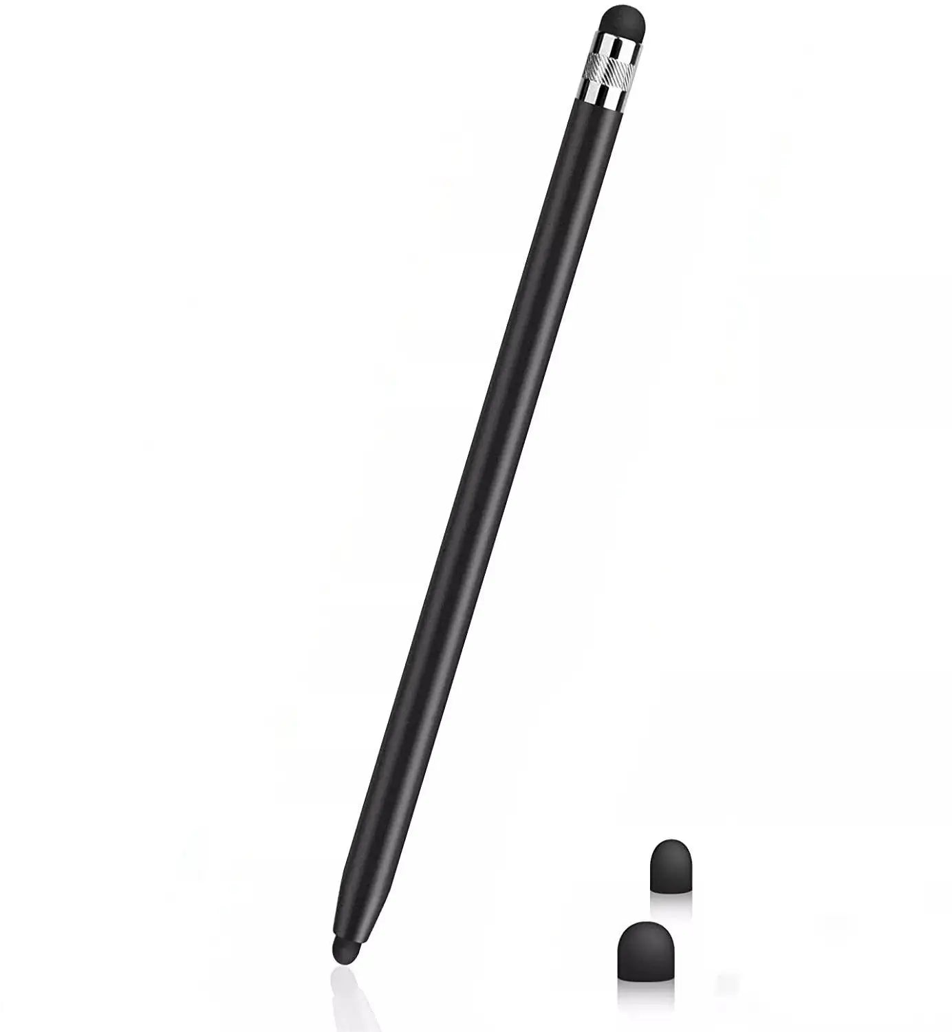 Touch Pen For Tablet Universal Pencil Capacitive Stylus Double Dual Silicone Head For iPad Android Smart Phone