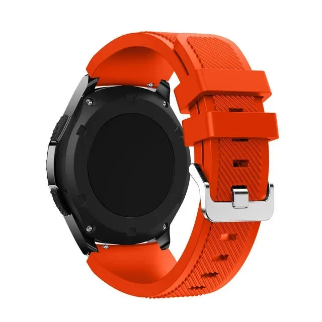 20mm 22mm Band for Samsung Galaxy Watch 7/5/6/4/3/46mm/active2/Gear s3 Frontier/Sport silicone bracelet Huawei GT 4/3/2/2E strap