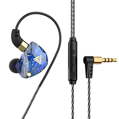 QKZ CK5 FiLe Wired Earphone with Microphone HiFi Music Earphone Professional Gaming And Sports Noise Cancelling Headphones