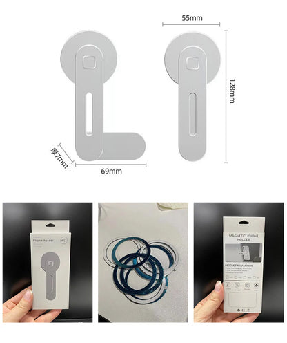 Invisible Foldaway Car Phone Mount Holder 15W Magnetic Magsafe Macsafe Wireless Charger for Tesla Model 3 Y X S BYD Atto 3