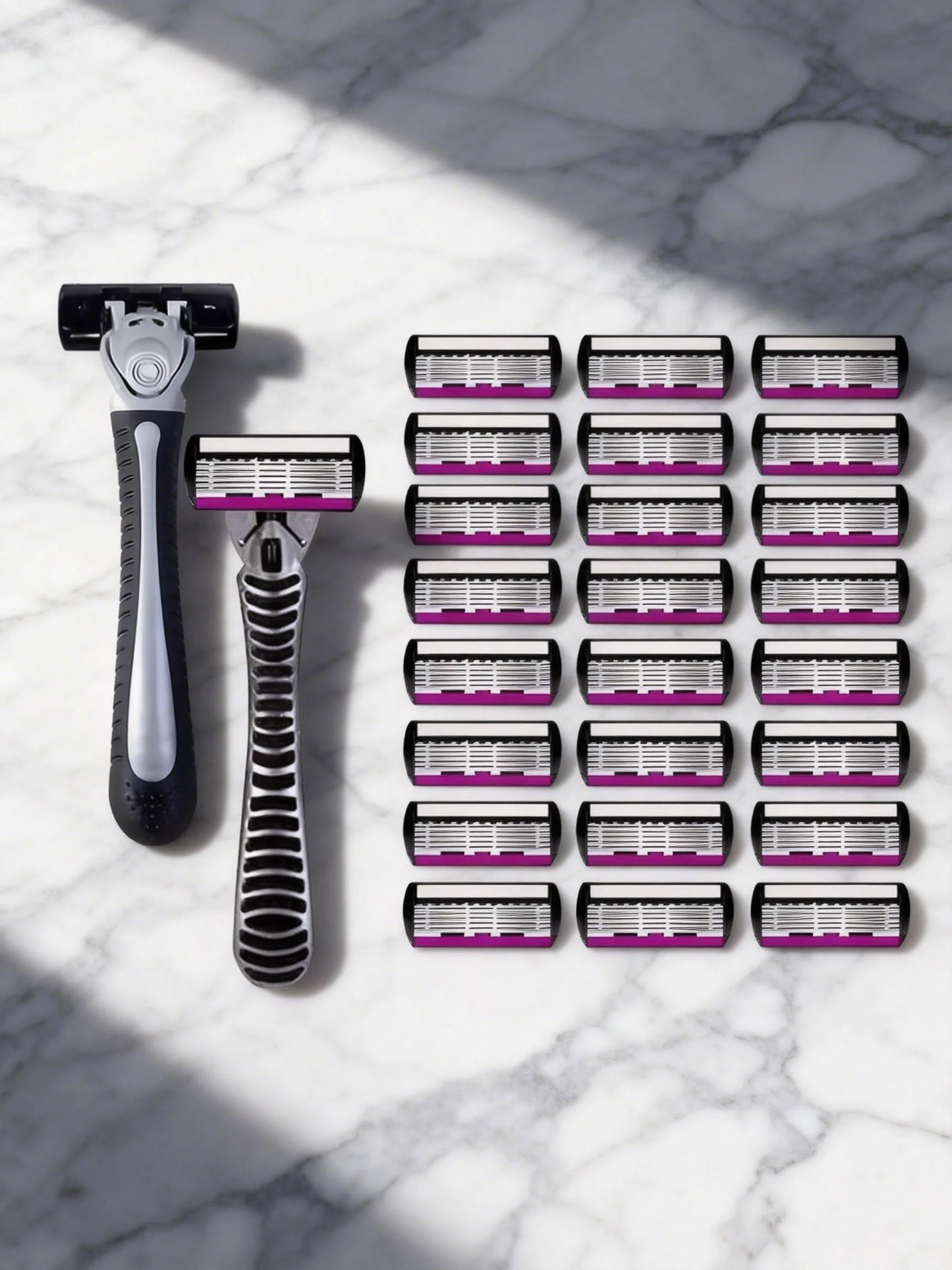 High Quality Man Safety Razor Blade 6 Layer German Stainless Steel Shaving Cartridges Compatible Mach Shaver