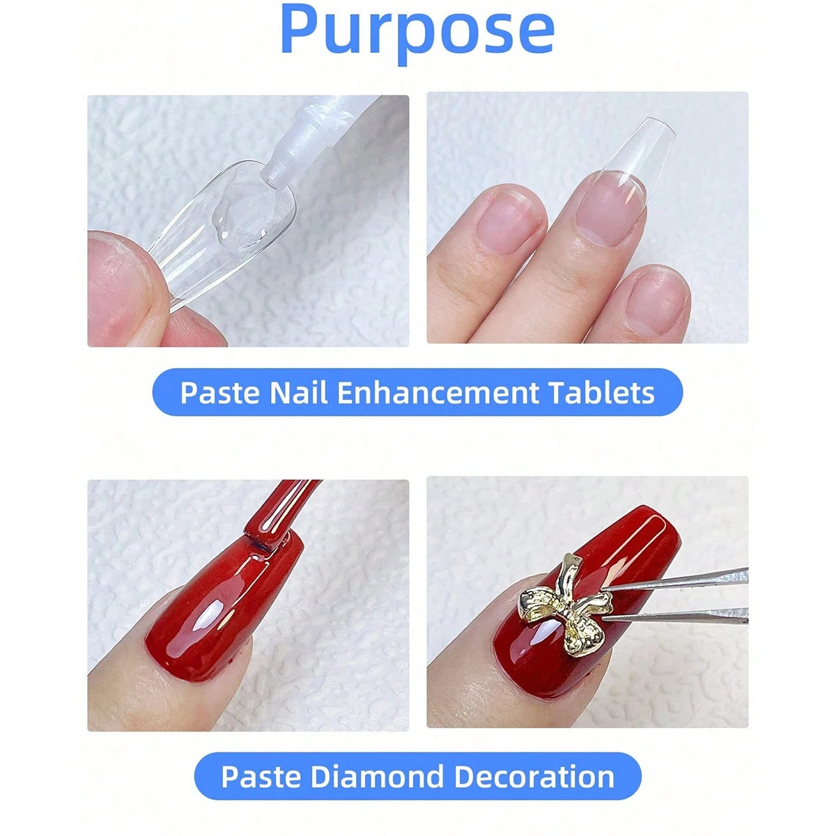 1/2/6pcs 20g Super Strong Nail Glue For False Nails Soft Nail Tips Gel Quick Drying,Suitable For Nail Art Beginners Adhesive Gel