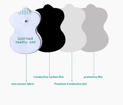 10/30/50pcs Electrode Pads for Tens Acupuncture Gel for For Digital Therapy Machine Massager Sticker