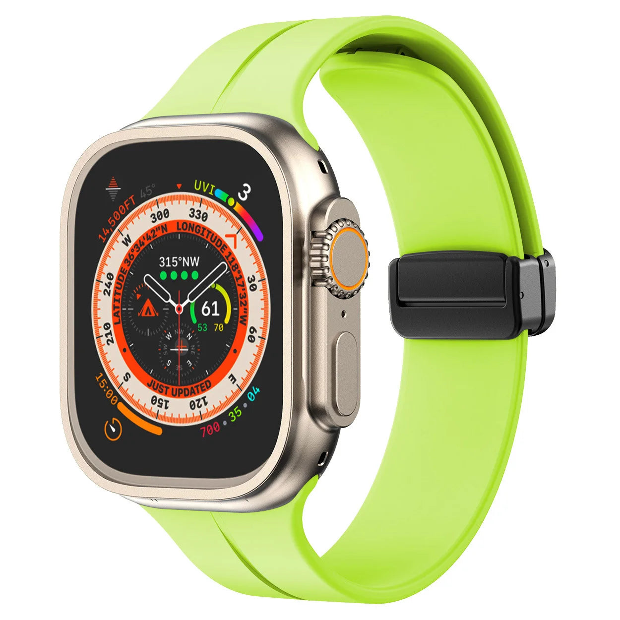 Magnetic Strap For Apple watch ultra band 49mm 45 mm Silicone Bracelet iWatch Series 7 8 se 6 5 3 44mm 45mm 40mm 41mm 42mm 38mm