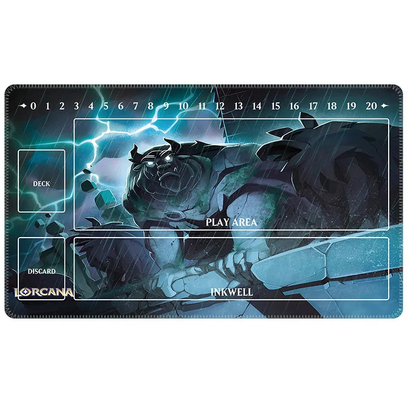 60x35x0.2Cm Cartoon Anime Lorcana Card Battle Single Tcg Game Mat Game Table Mat Card Mat Collection Toys Gift