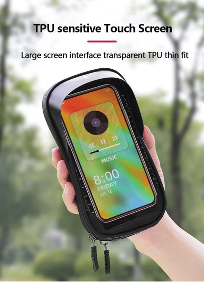 Bicycle Phone Bag Bike Top Front Tube Frame Bags Cycling Front Bag Touch Screen Road MTB Mountain Bike Phone Bags Accessories