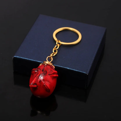 Fashing Popular anime Red Elliptical three-dimensional pendant Necklace Egg Of King Cosplay  Arc Resin Pendant Accessories Gift