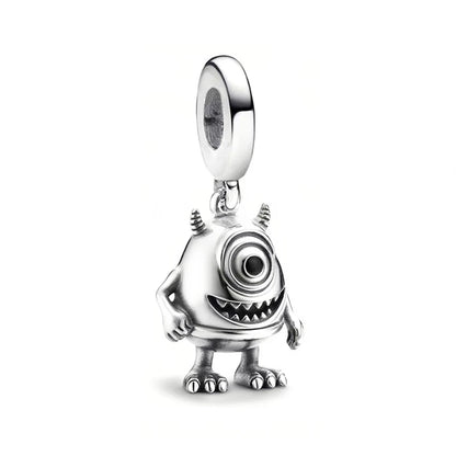 Disney Toy Story Monsters, Inc.Charm Beads Pendant Fit Original Snake Silver Bracelet Necklace Beads For Diy Jewelry Women Gift