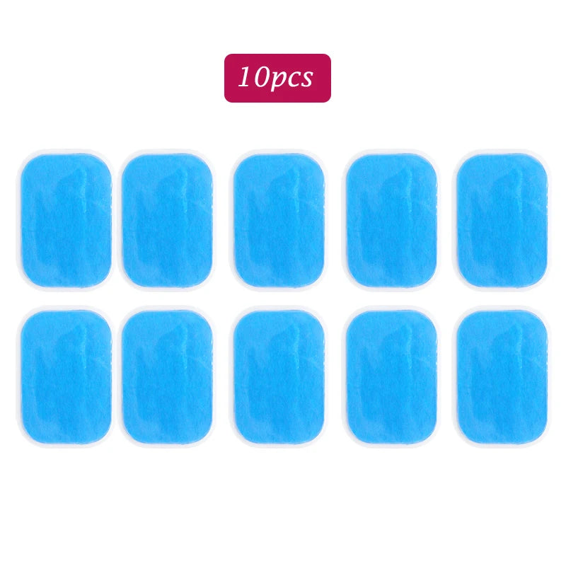 Replaceable Gel Pads for EMS Neck Massager Muscle Stimulator Sticky Stable Massager Sticker Gels for Deep Tissue Therapy