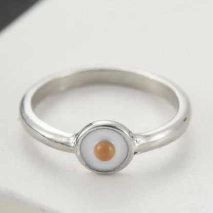 Vintage Trend Oval Set Zirconia Women's Ring Niche Personalized Creative Holiday Party Jewelry Accessories Gifts