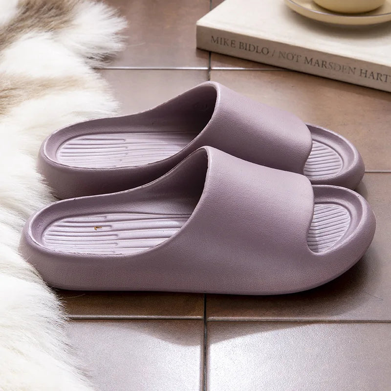 Women Men Floral Slide Sandals Plus Size Soft Slippers Thick Sole Non Slip Beach Shoes Casual Summer Indoor Outdoor Footwear
