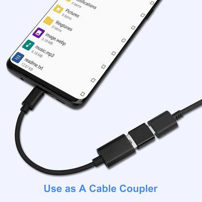 USB3.1 Male to USB C Male Adapter Charging Adapter for Easy Device Connection for Macbook Huawei Samsung Xiaomi Connector