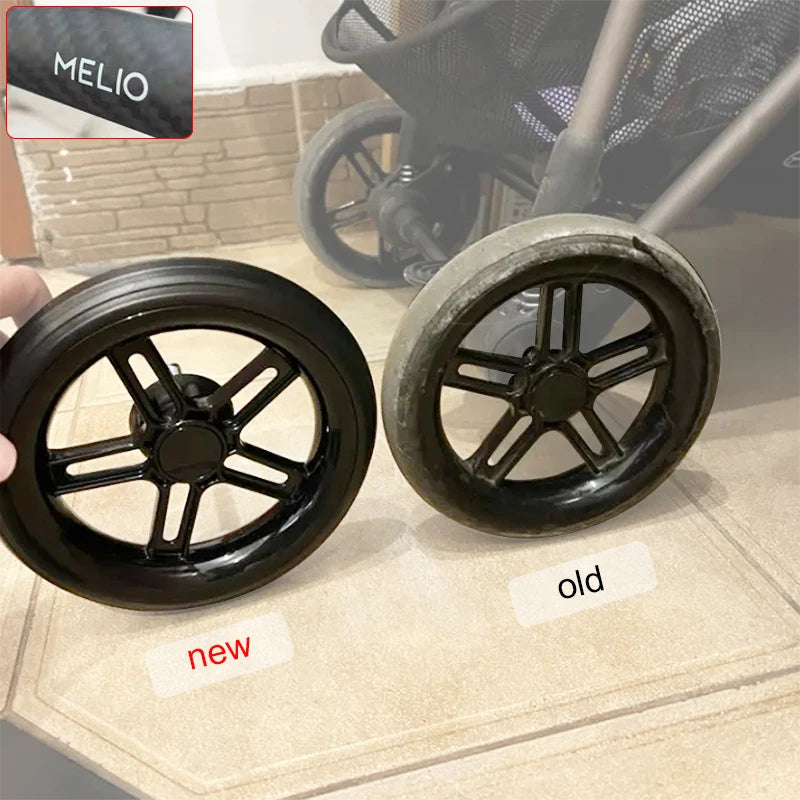 ONLY Melio 17CM Front Or Rear Wheel For Cybex Melio 2/3/Carbon/Pro Series Buggy Accessories Other Stroller Are NOT Compatible!!!
