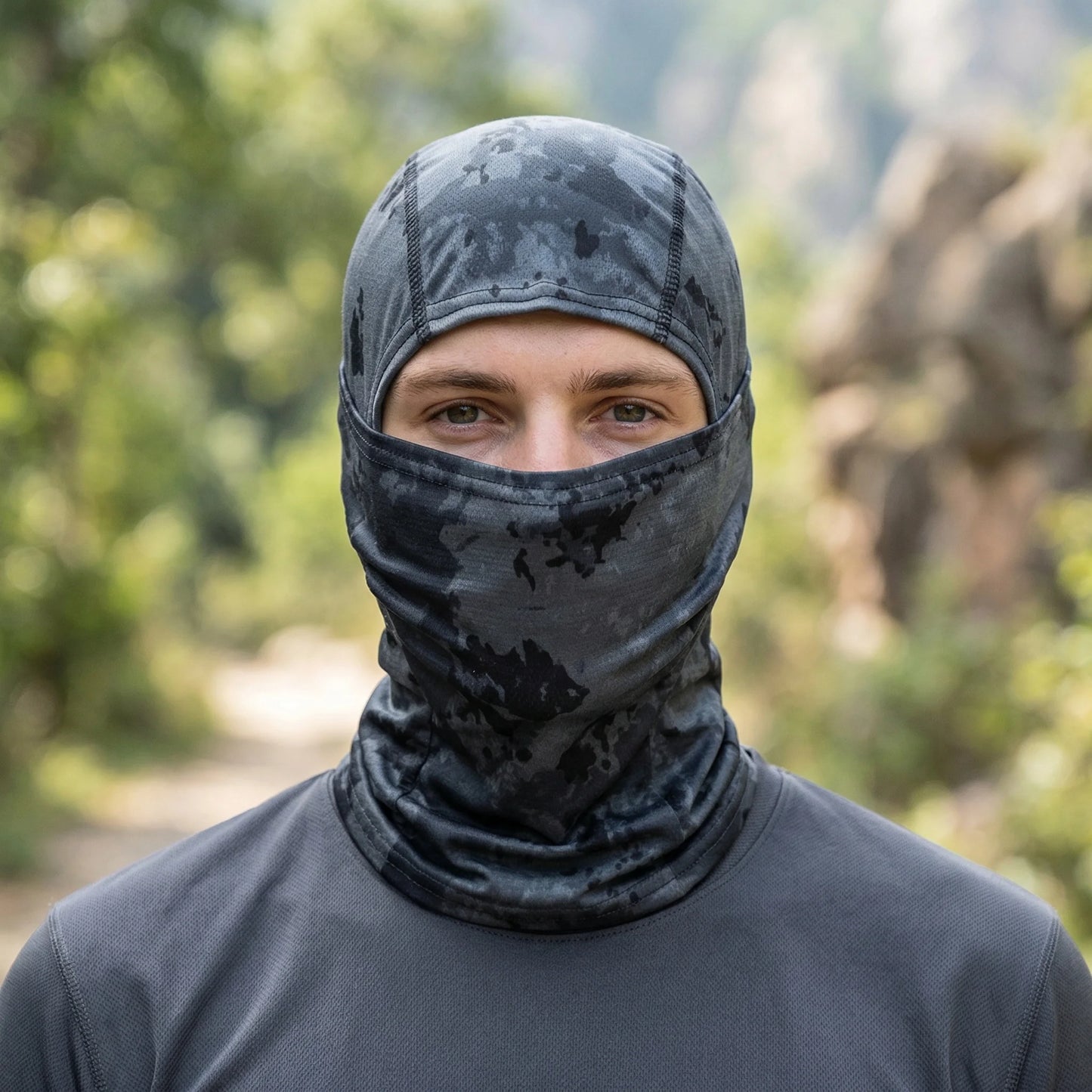 Summer Men's Women's Elastic Breathable Balaclava Hat Sunscreen Cycling Full Face Mask Scarf For Hiking Fishing Skiing