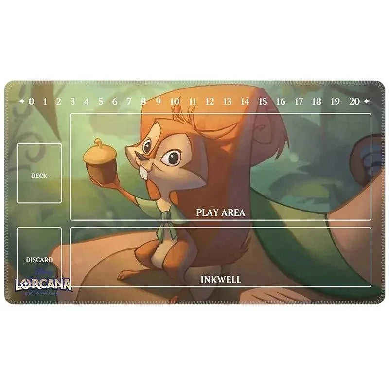 60x35x0.2Cm Cartoon Anime Lorcana Card Battle Single Tcg Game Mat Game Table Mat Card Mat Collection Toys Gift