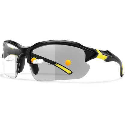 Photochromic Cycling Sunglasses Men Outdoor Sports Tactical Camouflage Goggles Vintage Driving Riding Fishing Windproof