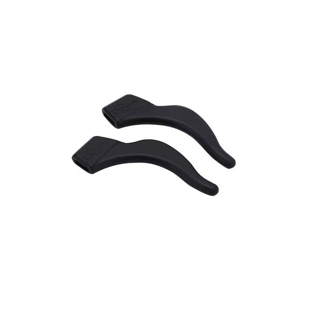 5pairs Silicone Anti-Slip Ear Hooks Women Men Antiskid Glasses Leg Ear Sleeve Anti-Fall Eyewear Holder Accessories Black