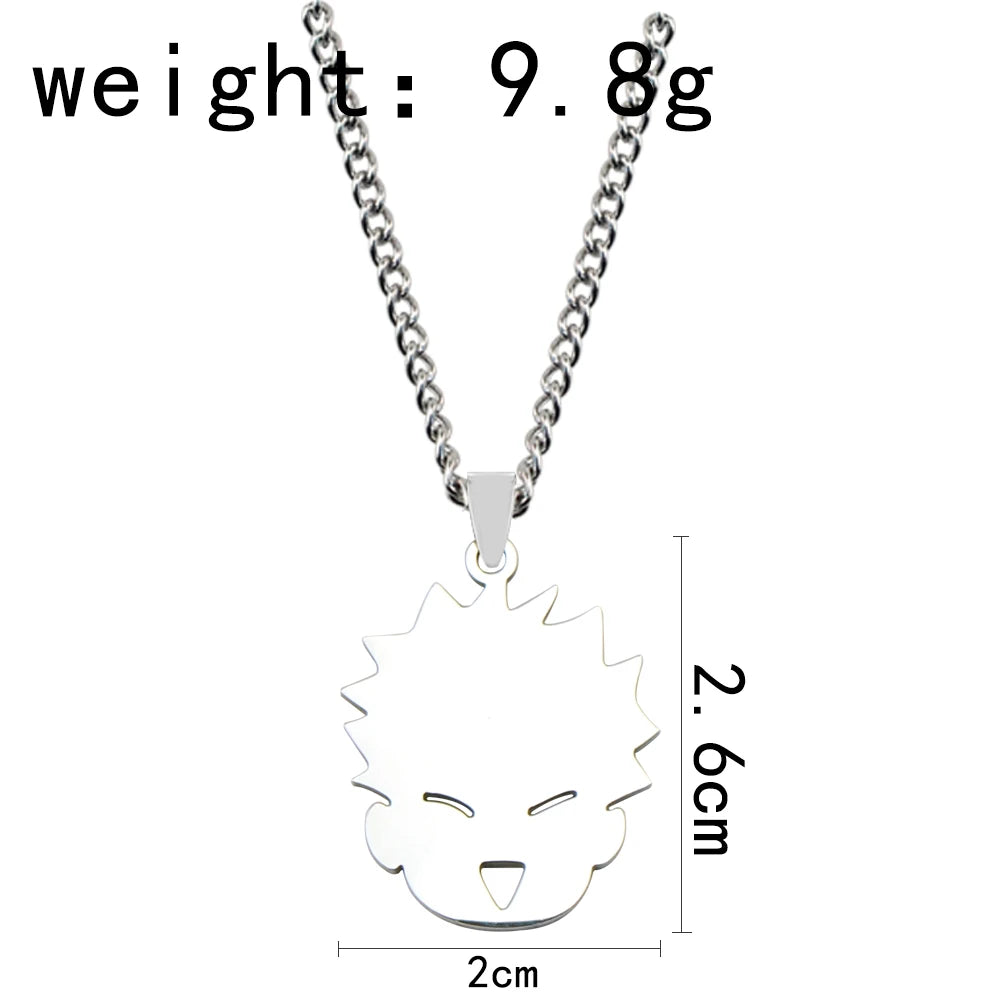 Anime Jujutsu Kaisen Fushiguro Toji Sword Necklace Spear Of Tianri Knife Pendant Cosplay Necklaces For Unisex Choker Jewelry