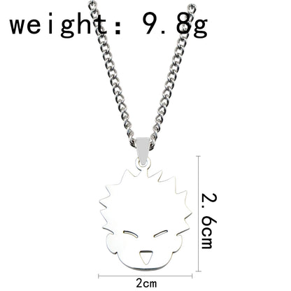 Anime Jujutsu Kaisen Fushiguro Toji Sword Necklace Spear Of Tianri Knife Pendant Cosplay Necklaces For Unisex Choker Jewelry