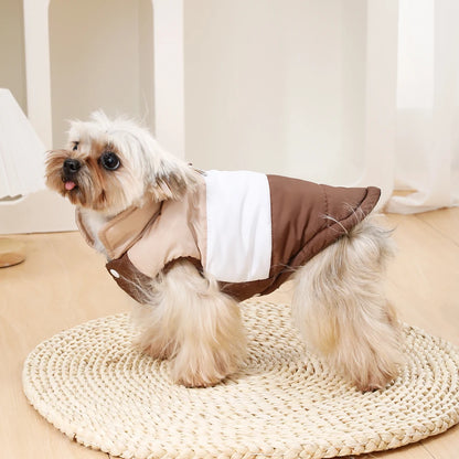Pet Dog Hiking Jacket With R-ing Warm Dog Clothes Windproof Outdoor Camping CoatFor Small Dog Coat Chihuahua Yorkshire Outfits