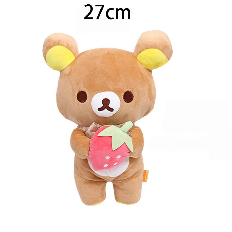 Anime Rilakkuma Cartoon Plush Doll Soft Bear Toys Kawaii Room Decor Teddy Bear Plushies Cute Couple Bear Xmas Gifts For Girls