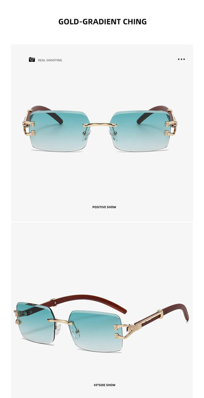 Women's Anti-UV Fashion Sunglasses Unisex Metal Luxury Brand Travel Vacation Outdoor Sports Cycling Driving Men Sun Glasses