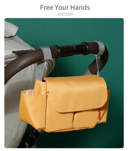 Baby Stroller Bag Pram Organizer Accessories Stroller Cup Holder Cover Trolley Organizer Pouch Travel Accessories