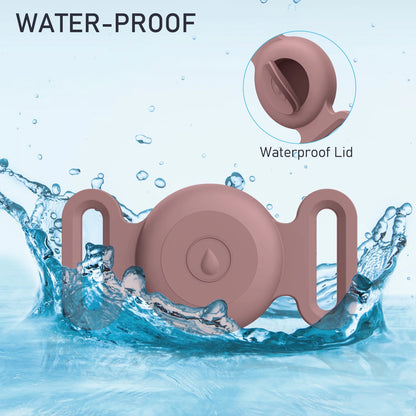Waterproof Silicone Cover For Apple Airtag Case Double Ear Dog Cat Collar GPS Finder Protective Cases For Apple Air Tag Tracker