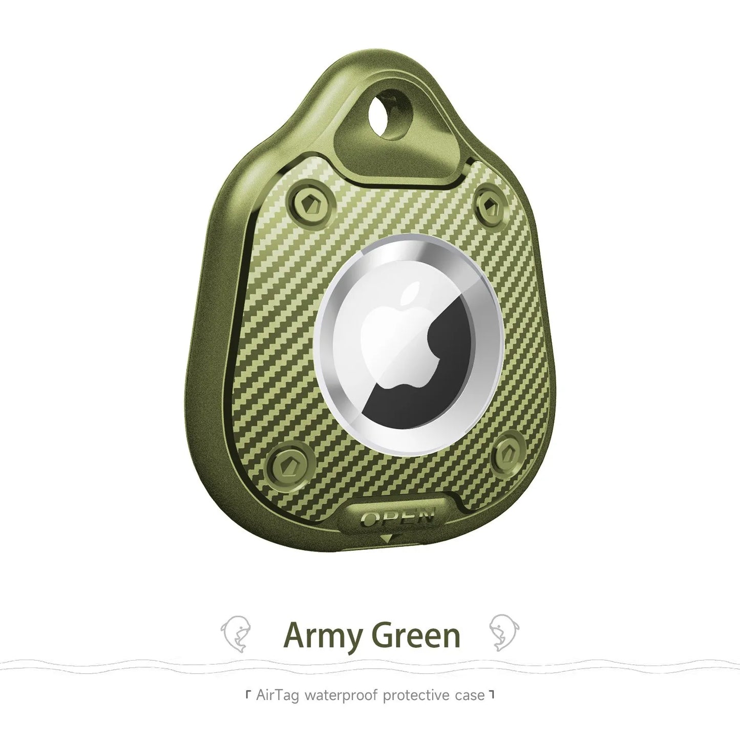 Waterproof Case for AirTag Holder Protective Case Suitable for Apple Location Tracker Airtag Key Pet Three Protection Cover