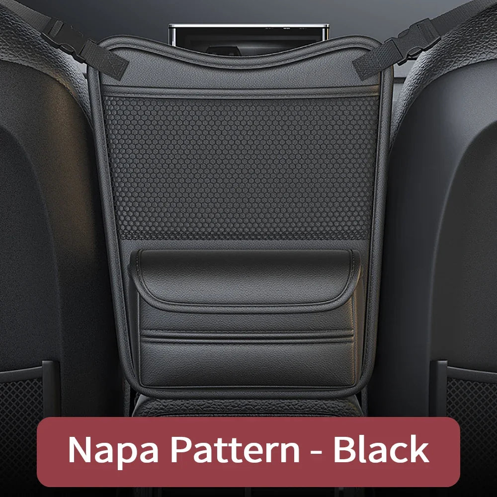 Multifunctional Car Storage Pocket Net between Seats Portable Handbag Holder Organizer - Interior Car Accessories