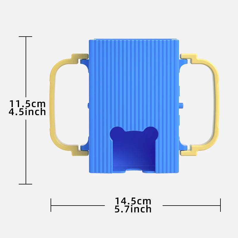 Adjustable Toddler Juice Box Holder - Baby Food and Juice Box Anti-Extrusion Bracket， Milk Carton Cup Holder with Portable