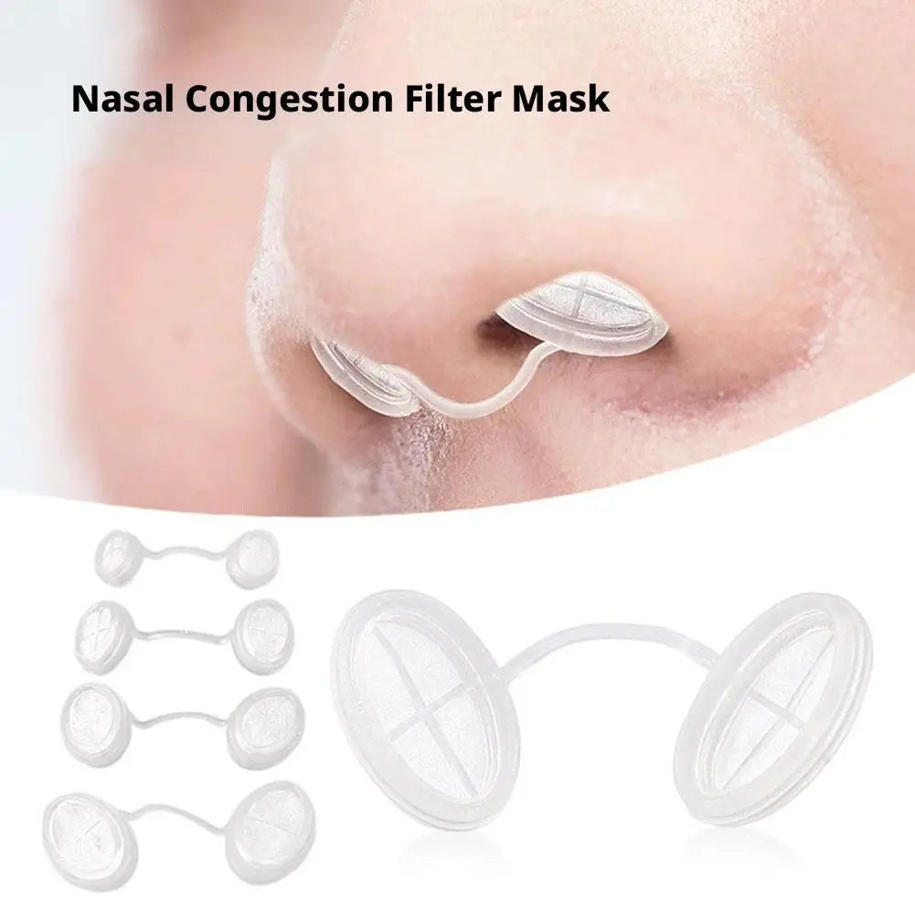 Disposable Nose Filters Invisible Nasal Plugs Dust Allergy Smog Control Outdoor Daily Use Nose Plug
