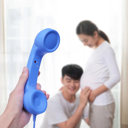 Wired Type-C Mobile Calls Telephones Receiver Antique Style Call Accessory Plug Play Clear Calls Handset Headset Companion