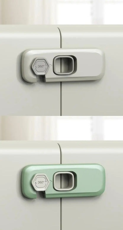 1/2 PCS Child Safety Cabinet Lock Security Protection Home Refrigerator Safety Buckle Baby Anti-Pinch Hand Drawer Door Locks